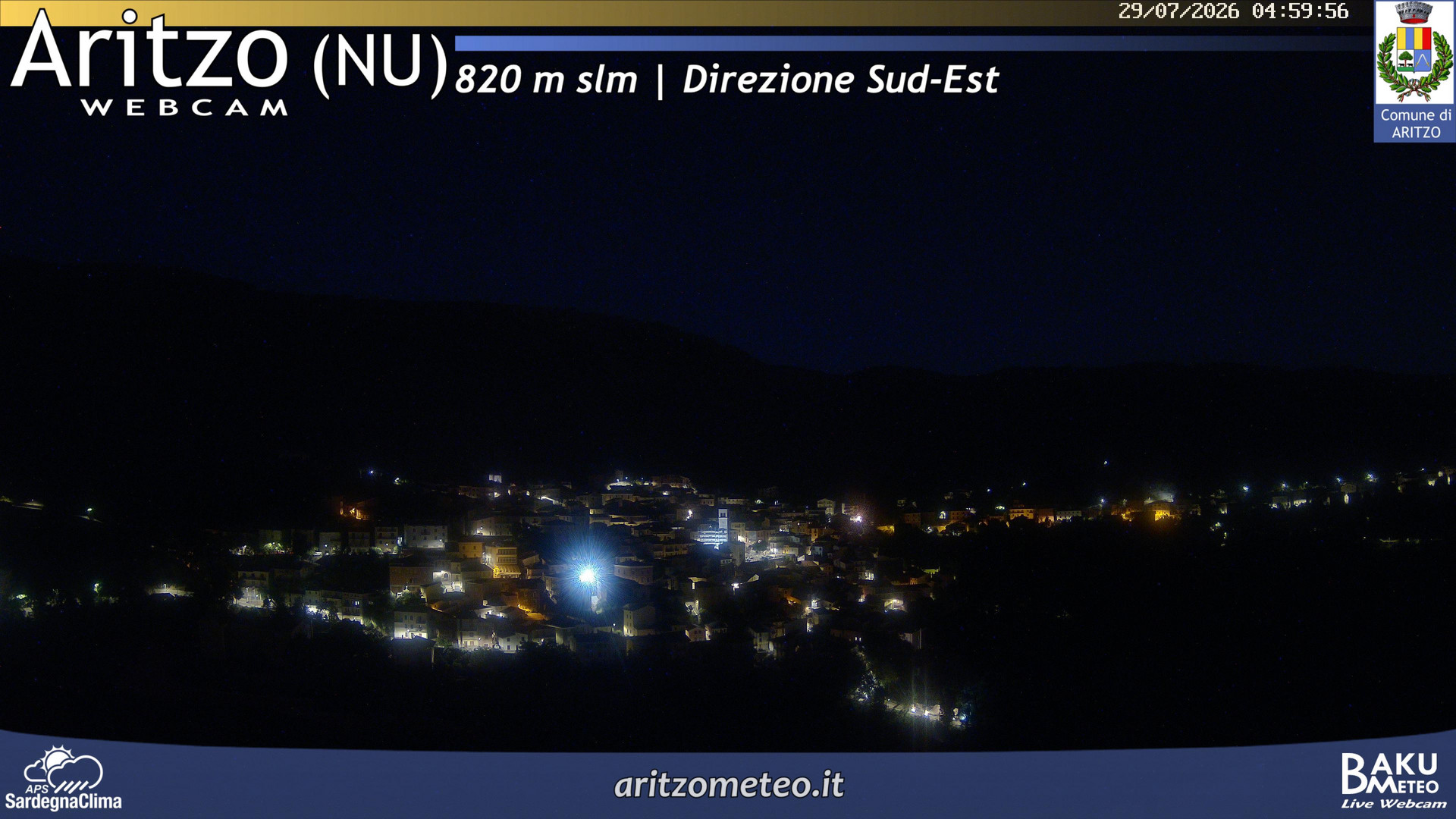 time-lapse frame, Aritzo webcam