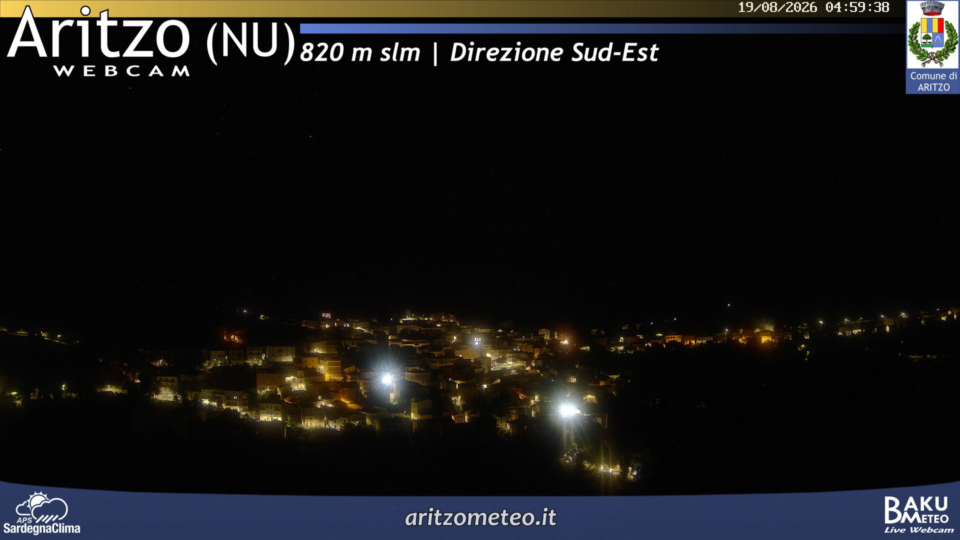 time-lapse frame, Aritzo webcam