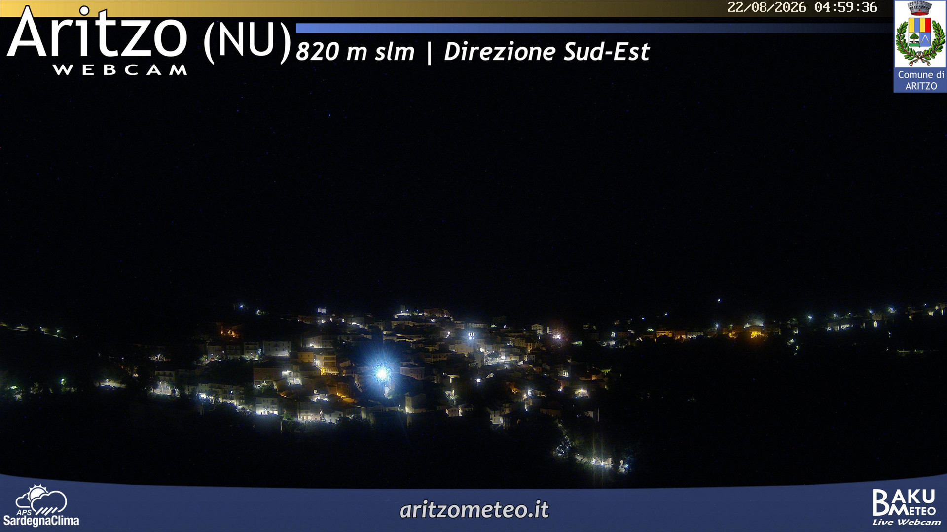 time-lapse frame, Aritzo webcam