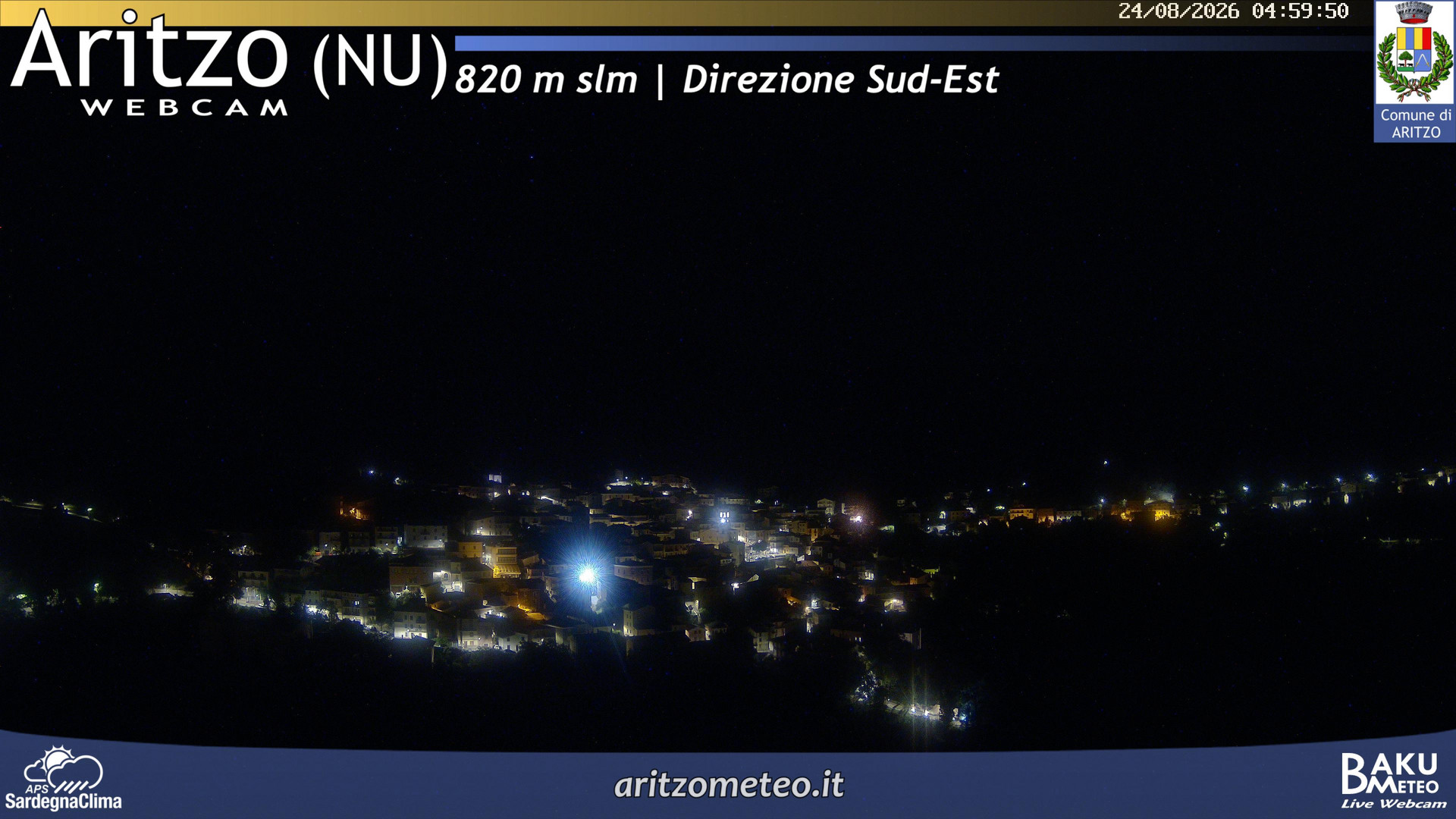 time-lapse frame, Aritzo webcam