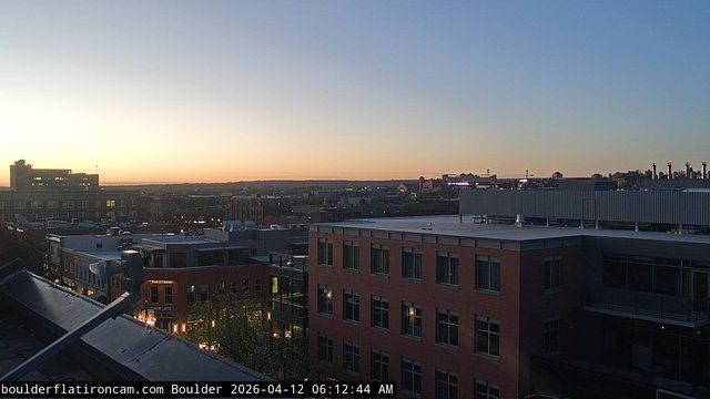 time-lapse frame, Boulder East daily time lapse webcam
