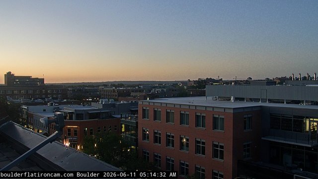 time-lapse frame, Boulder East daily time lapse webcam