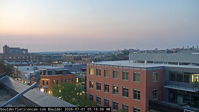 time-lapse frame, Boulder East daily time lapse webcam