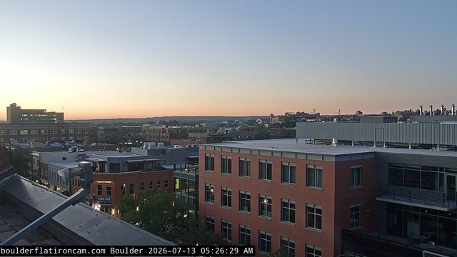 time-lapse frame, Boulder East daily time lapse webcam