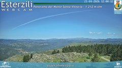 view from Monte Santa Vittoria on 2026-04-21