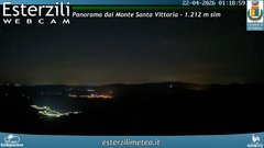 view from Monte Santa Vittoria on 2026-04-22