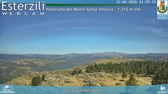 view from Monte Santa Vittoria on 2026-06-12