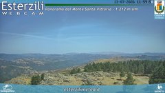 view from Monte Santa Vittoria on 2026-07-13