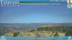 view from Monte Santa Vittoria on 2026-07-24