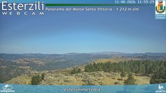 view from Monte Santa Vittoria on 2026-08-11