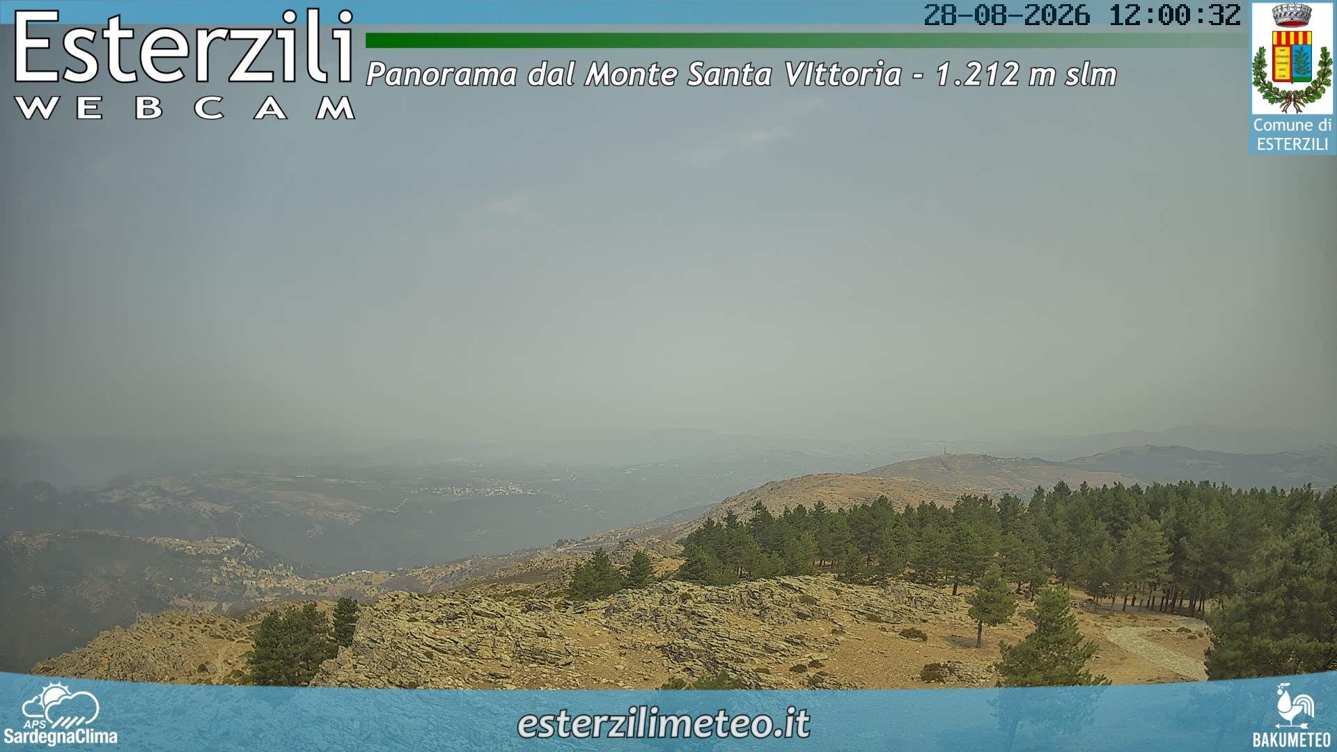 view from Monte Santa Vittoria on 2026-08-28