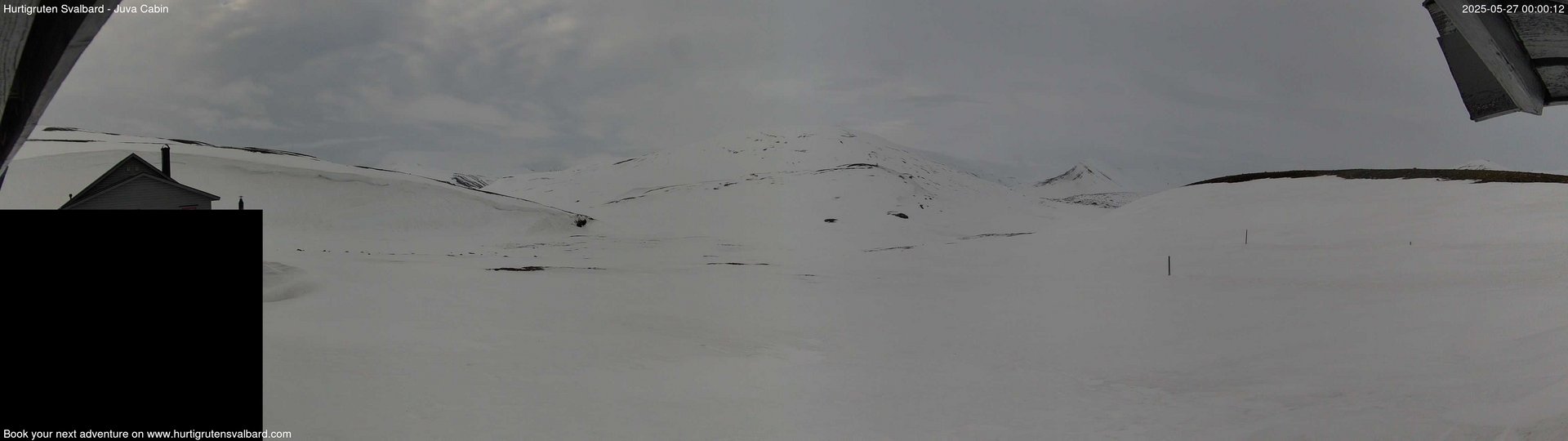 time-lapse frame, Hurtigruten Svalbard - Brentskaret webcam
