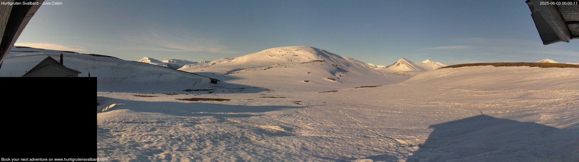 time-lapse frame, Hurtigruten Svalbard - Brentskaret webcam