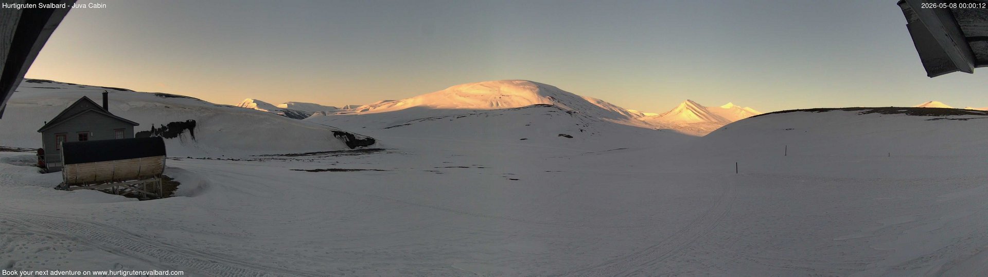Hurtigruten Svalbard - Brentskaret webcam time-lapse frame, Hurtigruten Svalbard - Brentskaret webcam