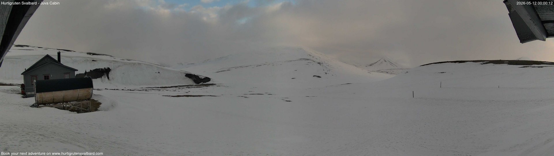 Hurtigruten Svalbard - Brentskaret webcam time-lapse frame, Hurtigruten Svalbard - Brentskaret webcam