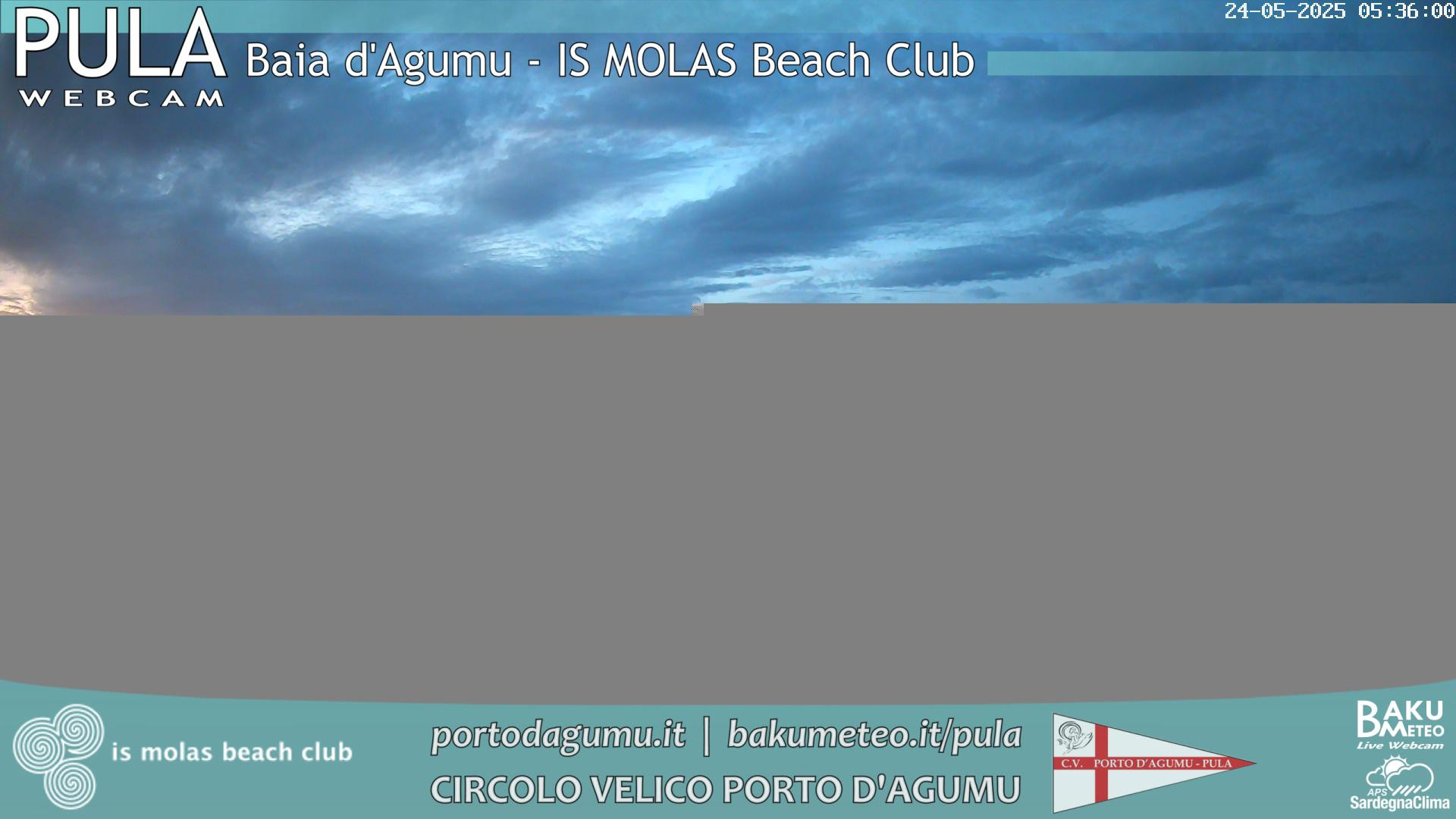 time-lapse frame, Porto d'Agumu webcam