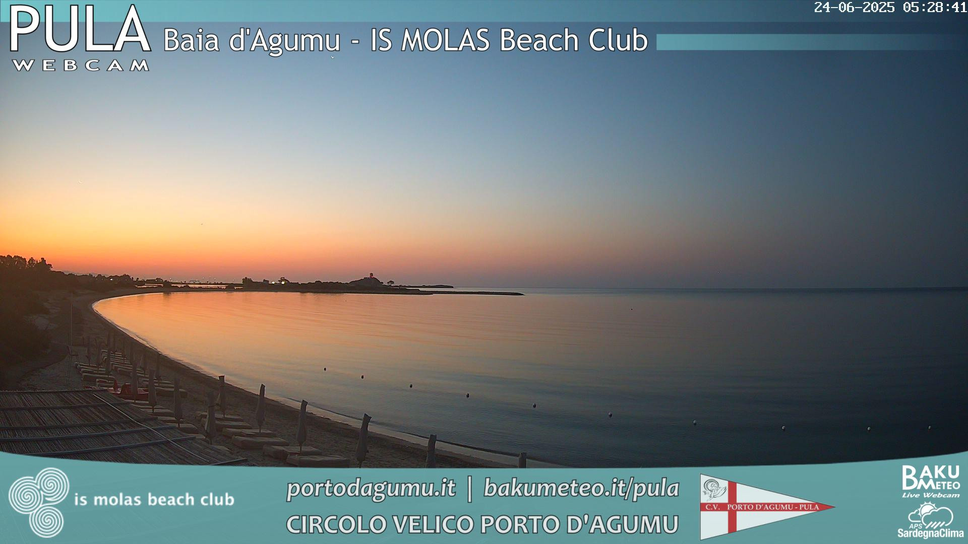 time-lapse frame, Porto d'Agumu webcam