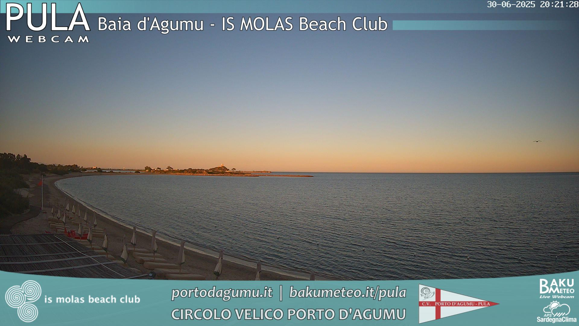 time-lapse frame, Porto d'Agumu webcam