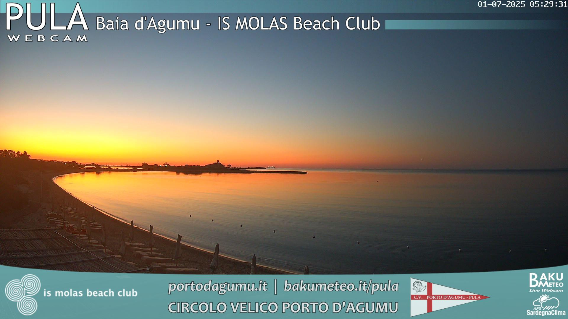 time-lapse frame, Porto d'Agumu webcam