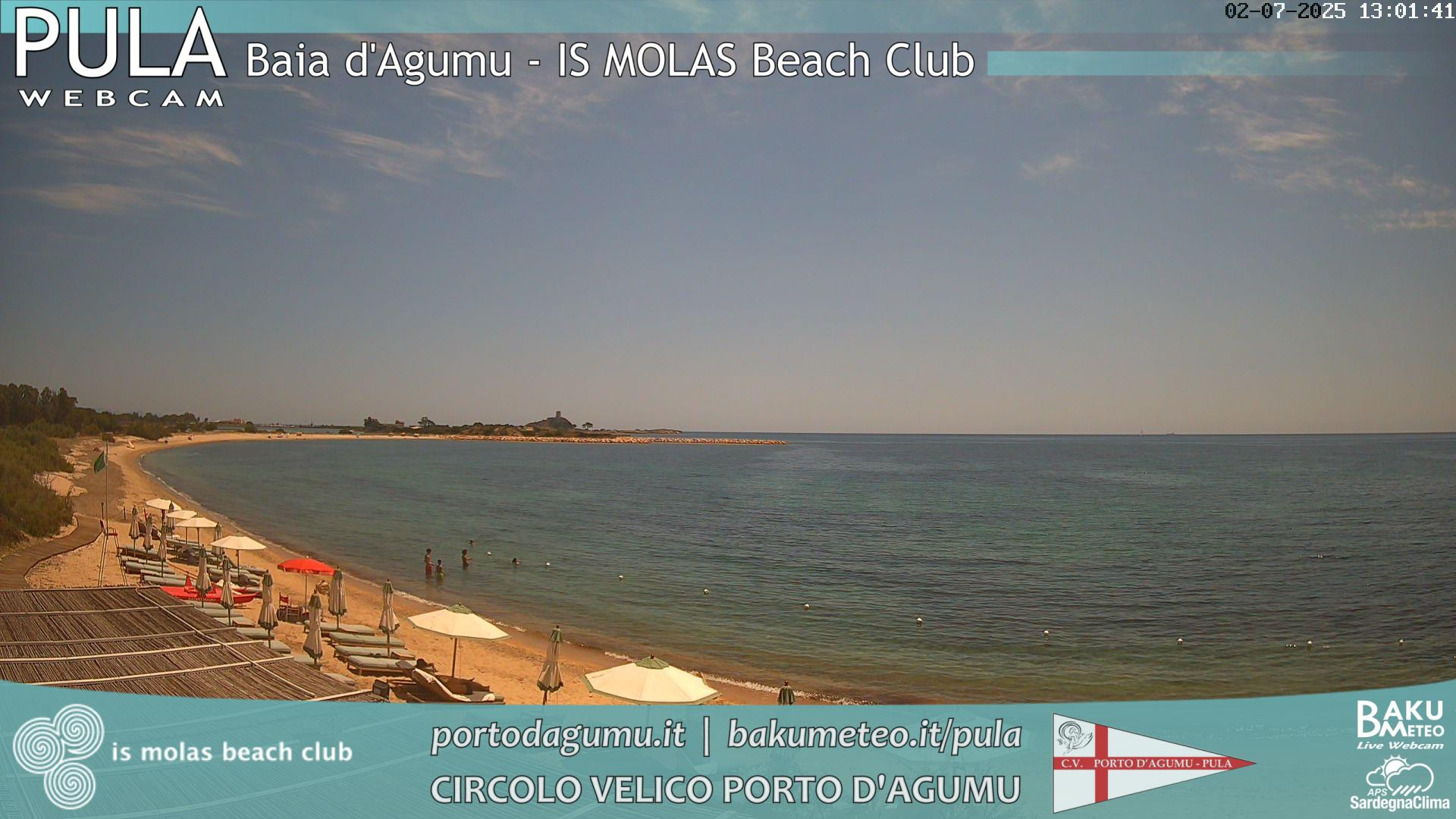 time-lapse frame, Porto d'Agumu webcam