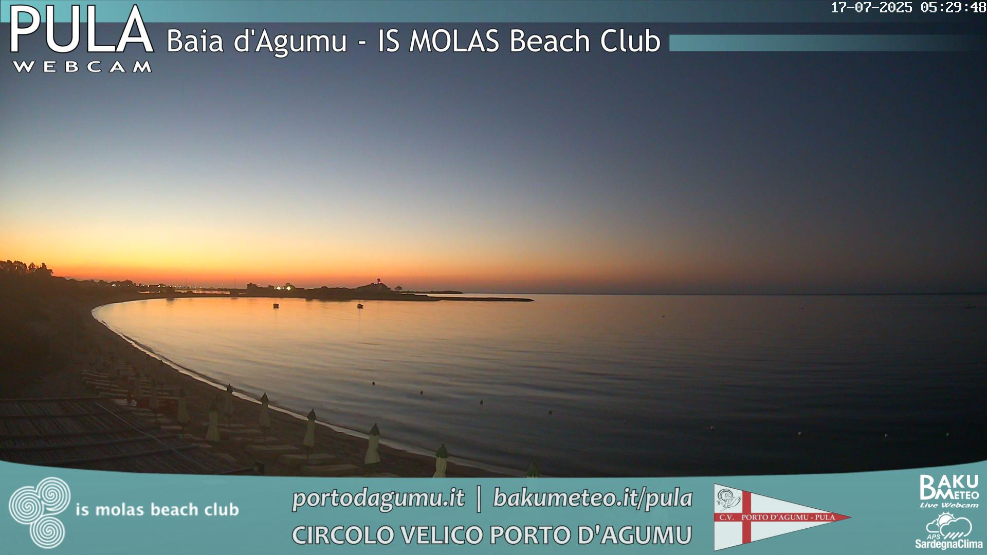 time-lapse frame, Porto d'Agumu webcam