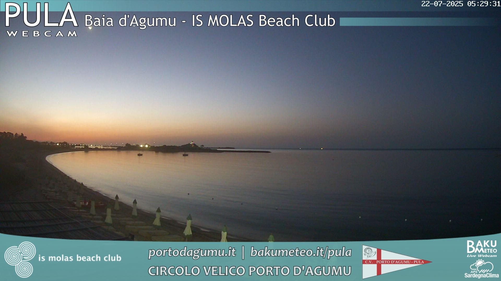 time-lapse frame, Porto d'Agumu webcam