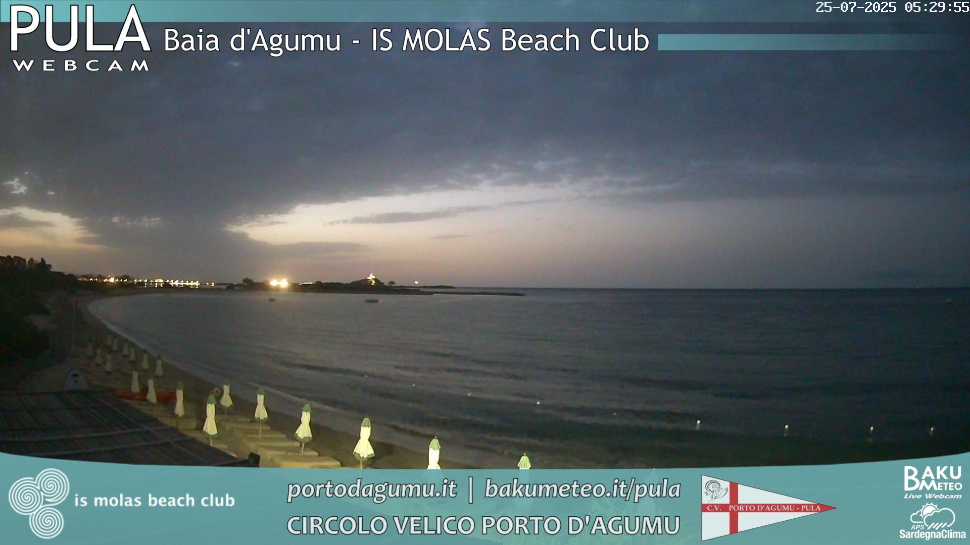 time-lapse frame, Porto d'Agumu webcam
