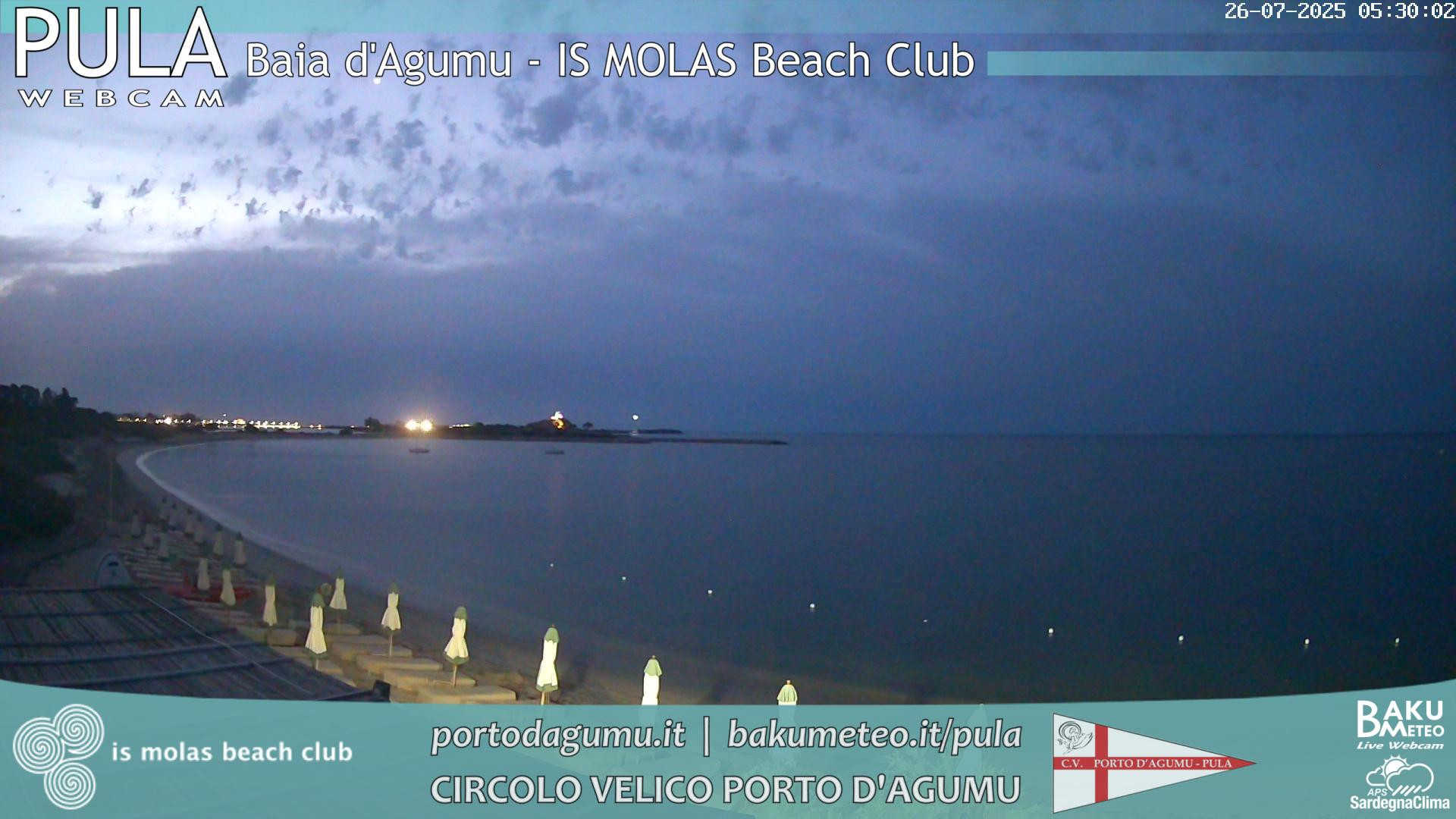 time-lapse frame, Porto d'Agumu webcam