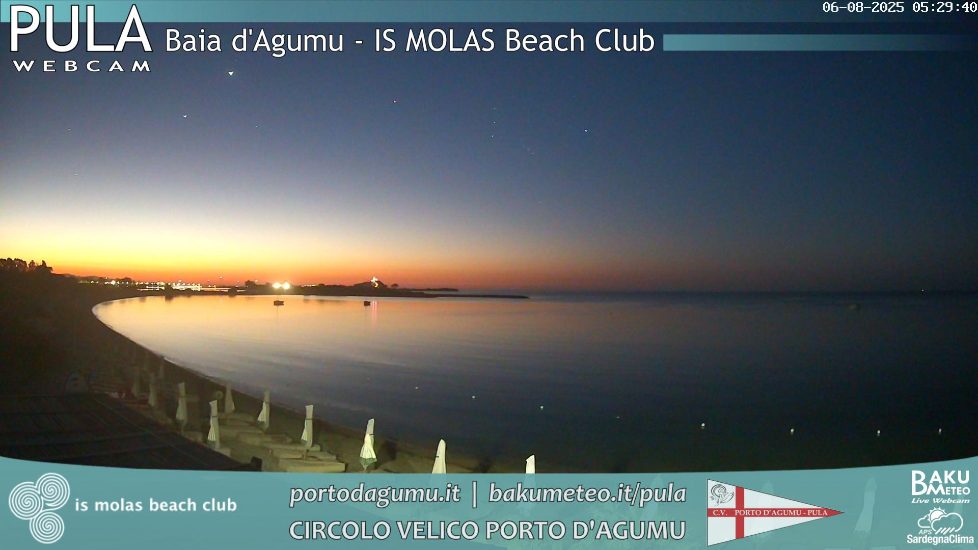 time-lapse frame, Porto d'Agumu webcam