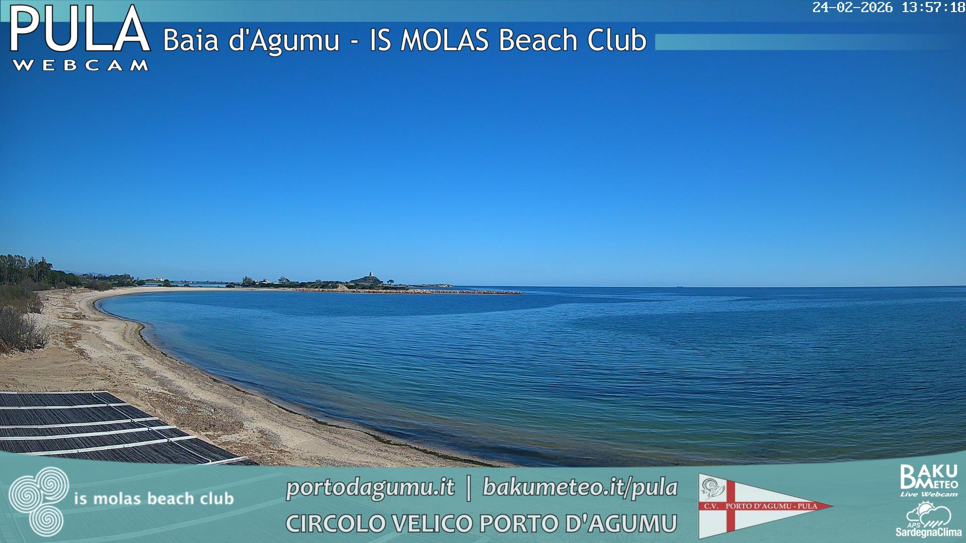 time-lapse frame, Porto d'Agumu webcam