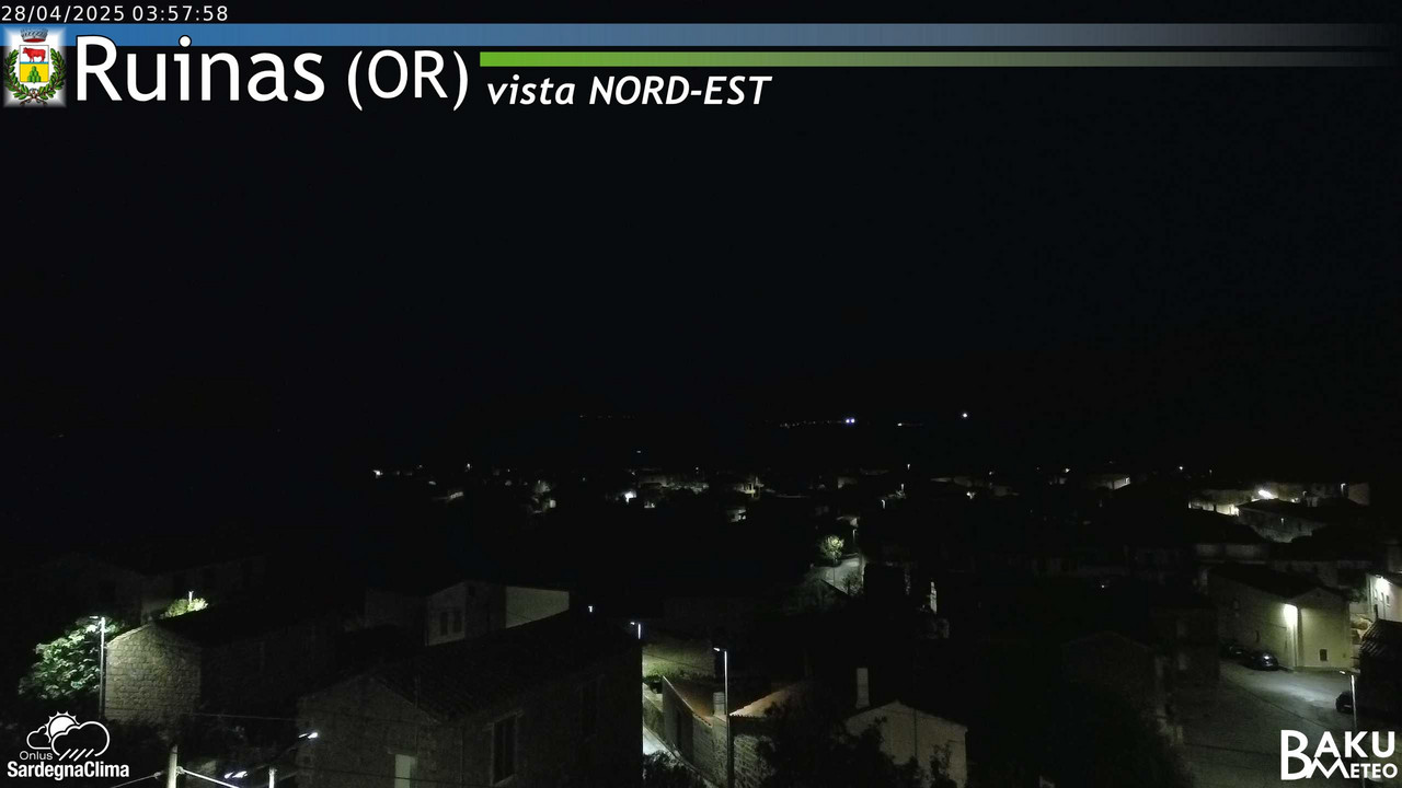 time-lapse frame, Ruinas NE webcam
