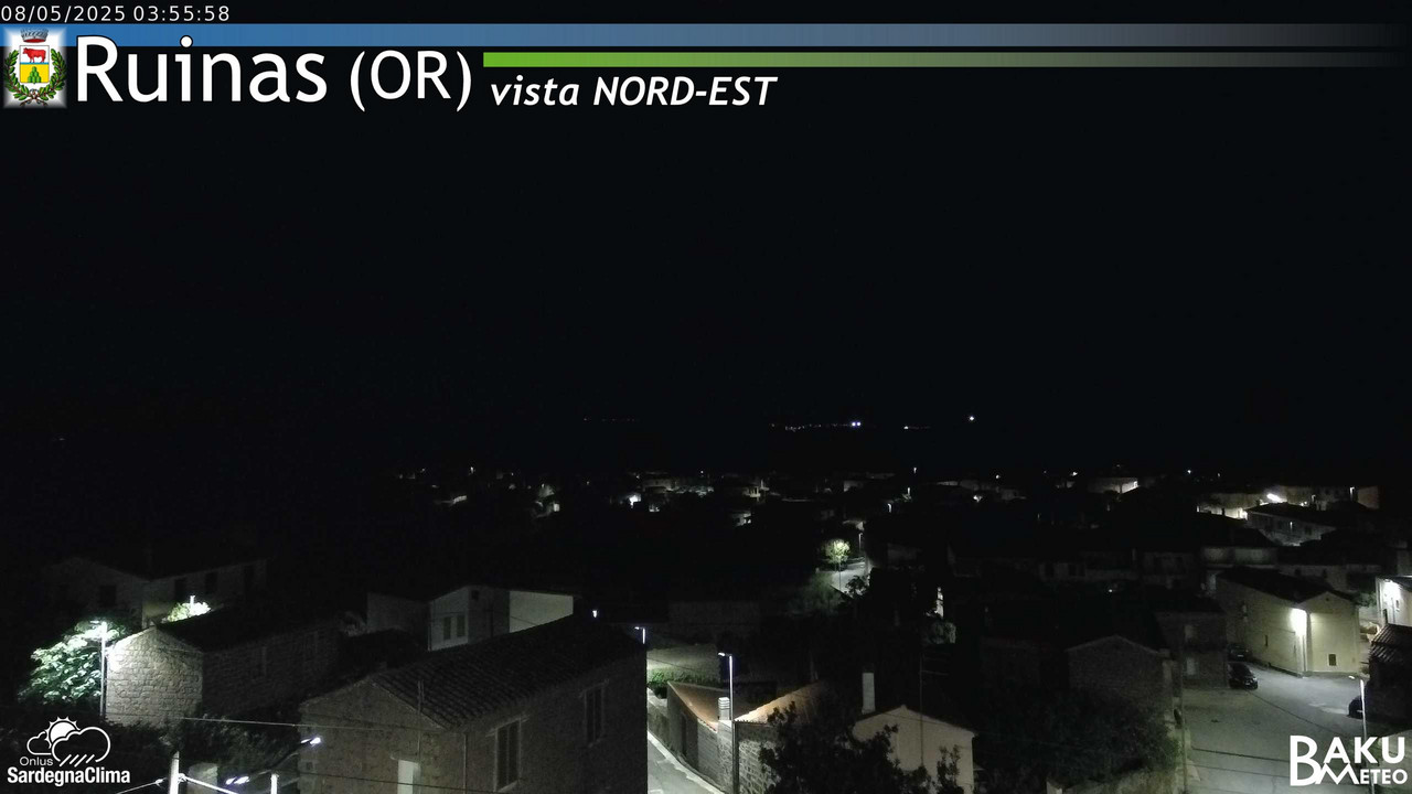 time-lapse frame, Ruinas NE webcam