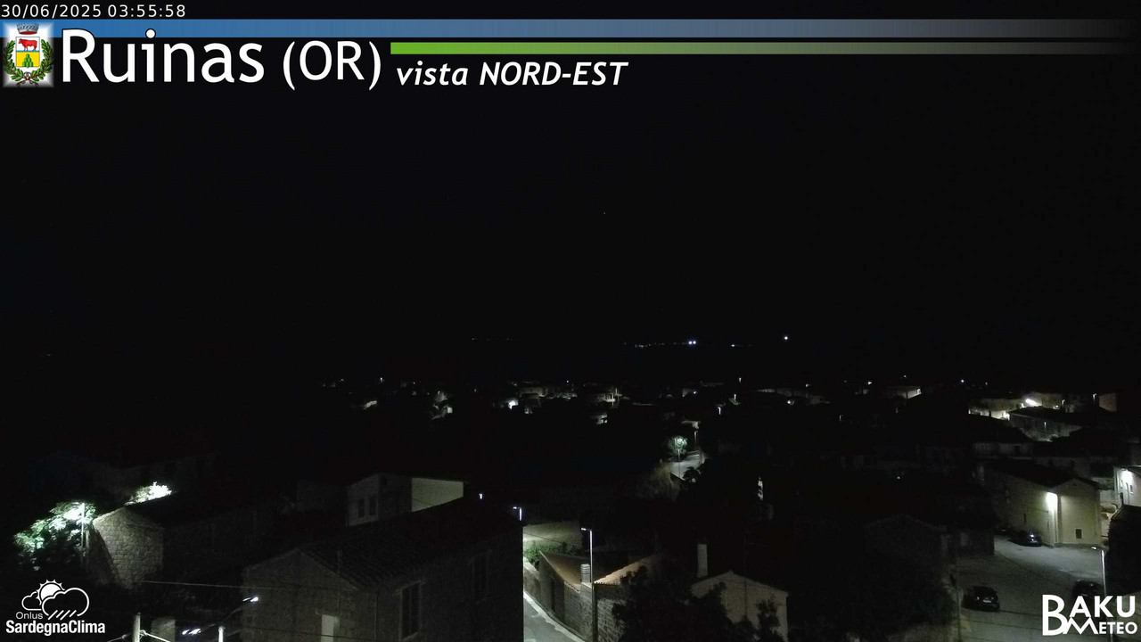 time-lapse frame, Ruinas NE webcam