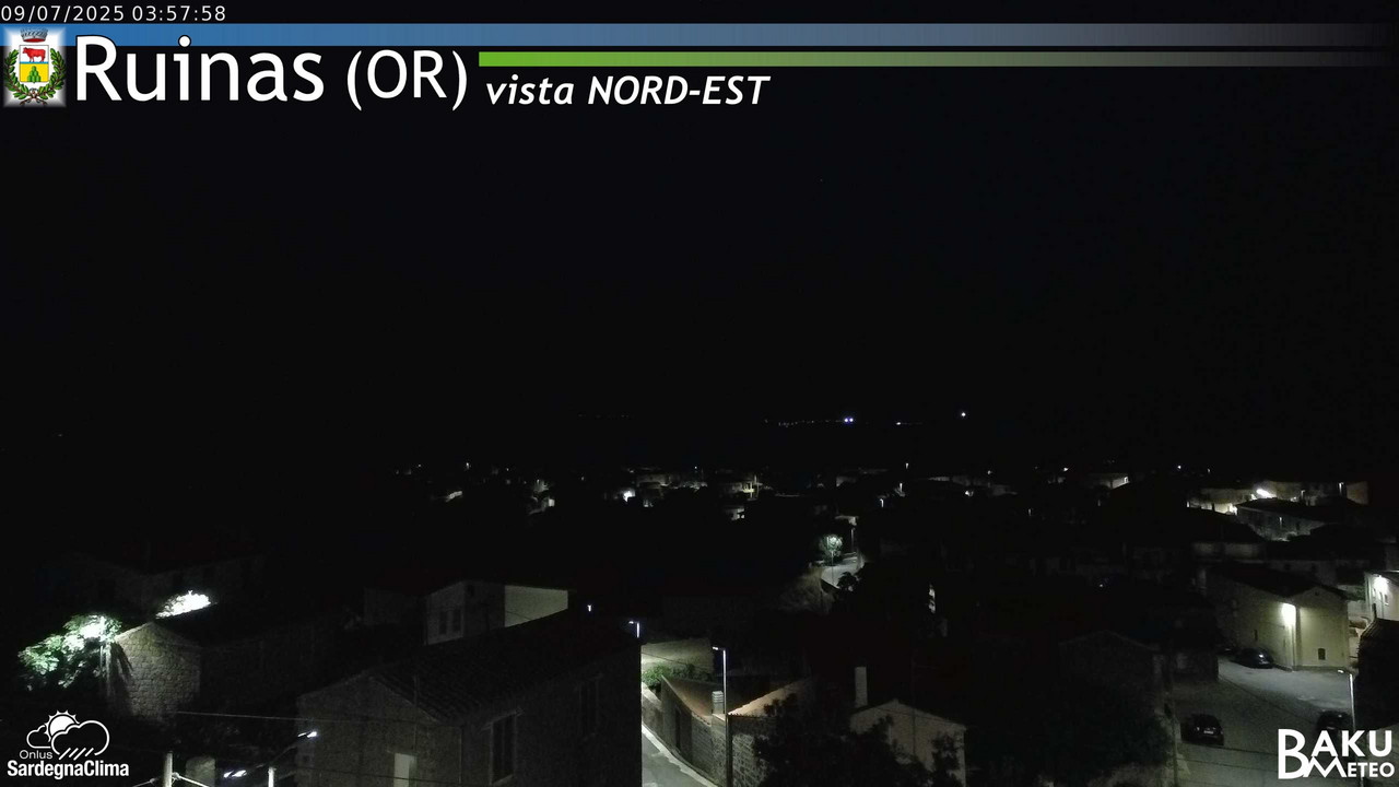 time-lapse frame, Ruinas NE webcam