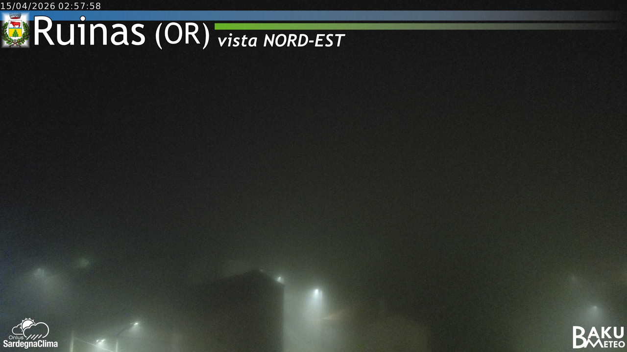 time-lapse frame, Ruinas NE webcam