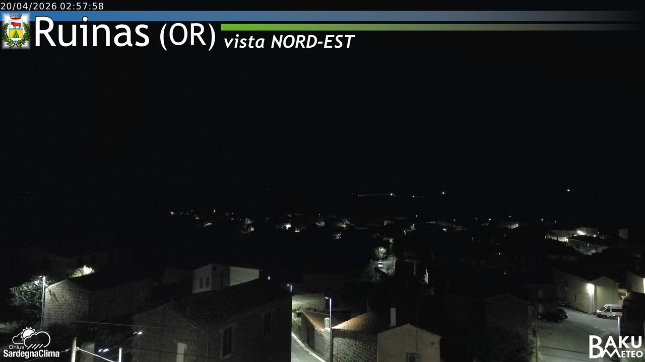 time-lapse frame, Ruinas NE webcam