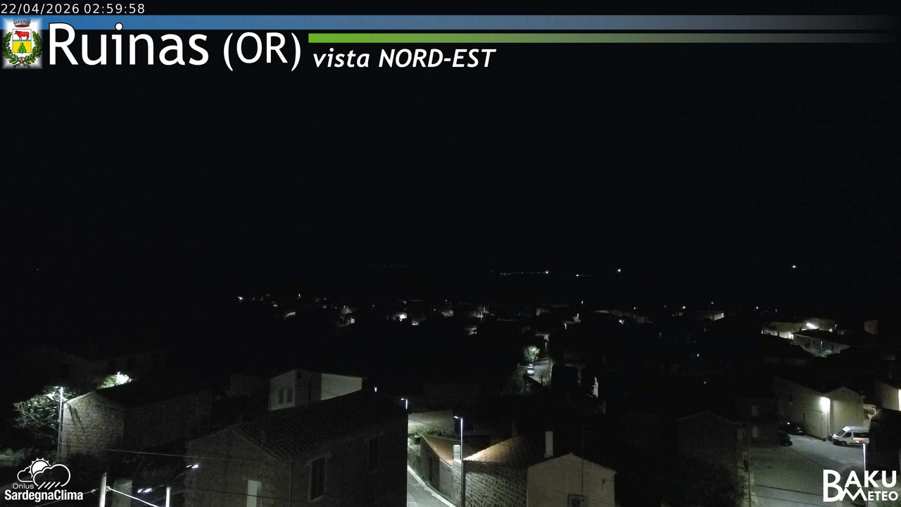 time-lapse frame, Ruinas NE webcam