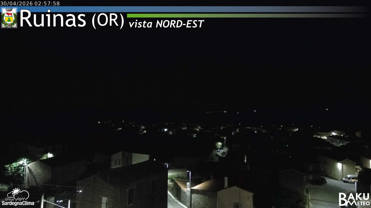 time-lapse frame, Ruinas NE webcam