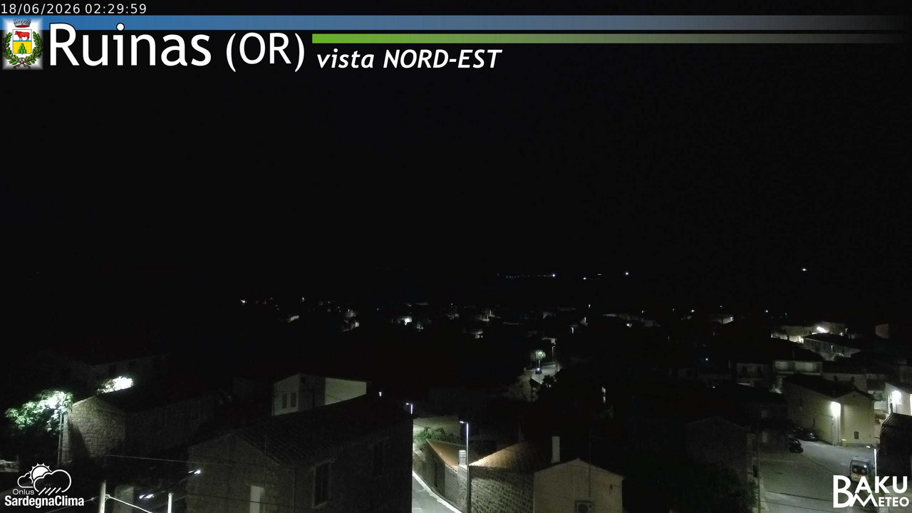time-lapse frame, Ruinas NE webcam