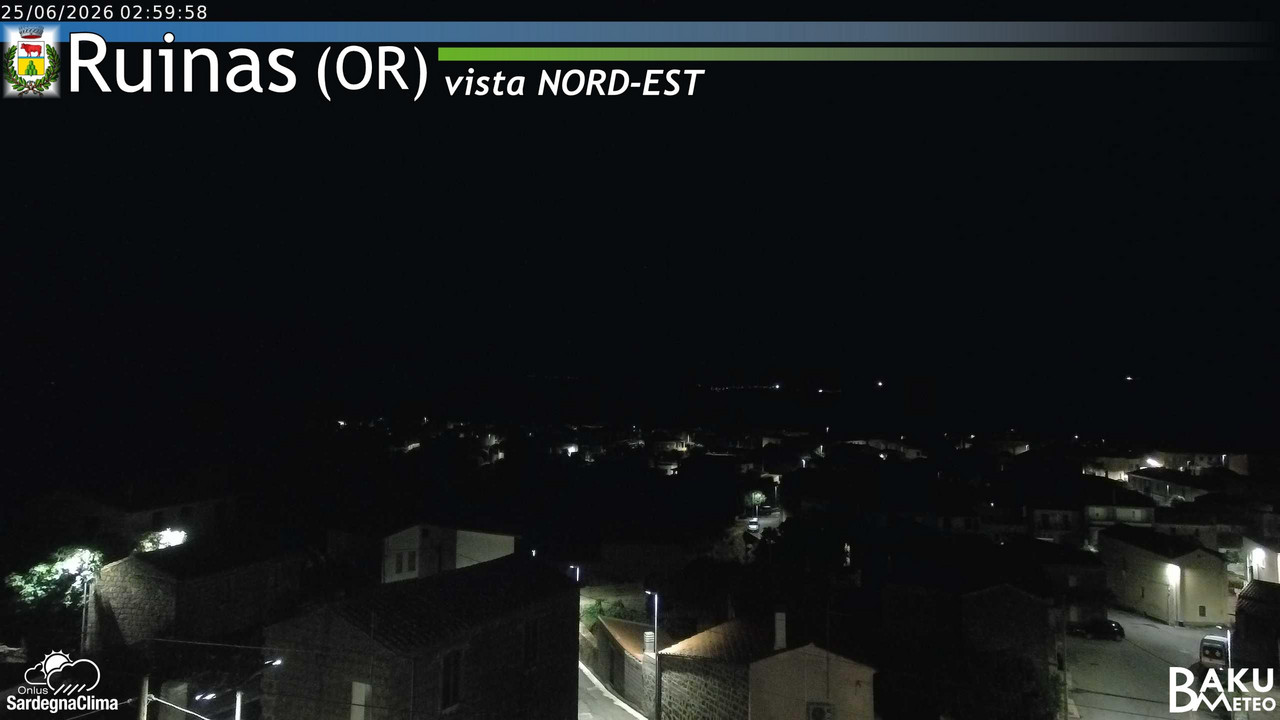time-lapse frame, Ruinas NE webcam