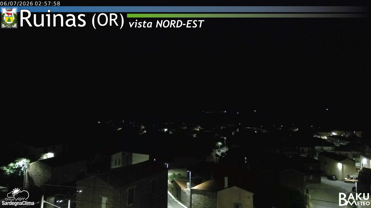 time-lapse frame, Ruinas NE webcam