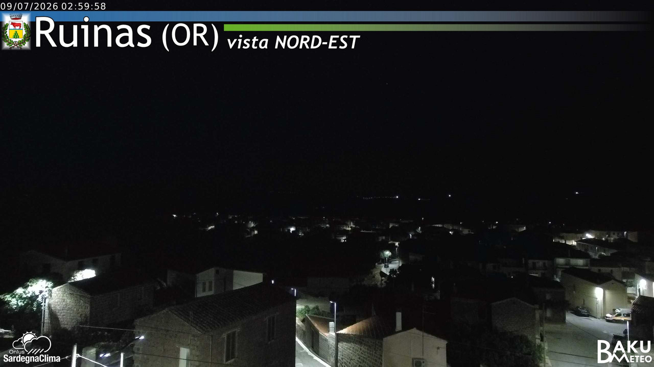 time-lapse frame, Ruinas NE webcam