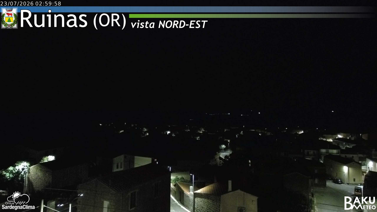 time-lapse frame, Ruinas NE webcam