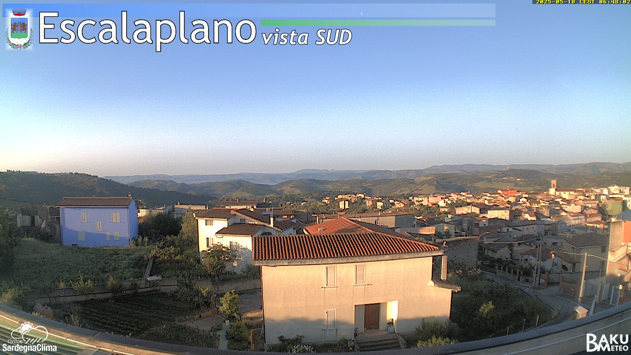 time-lapse frame, Escalaplano webcam