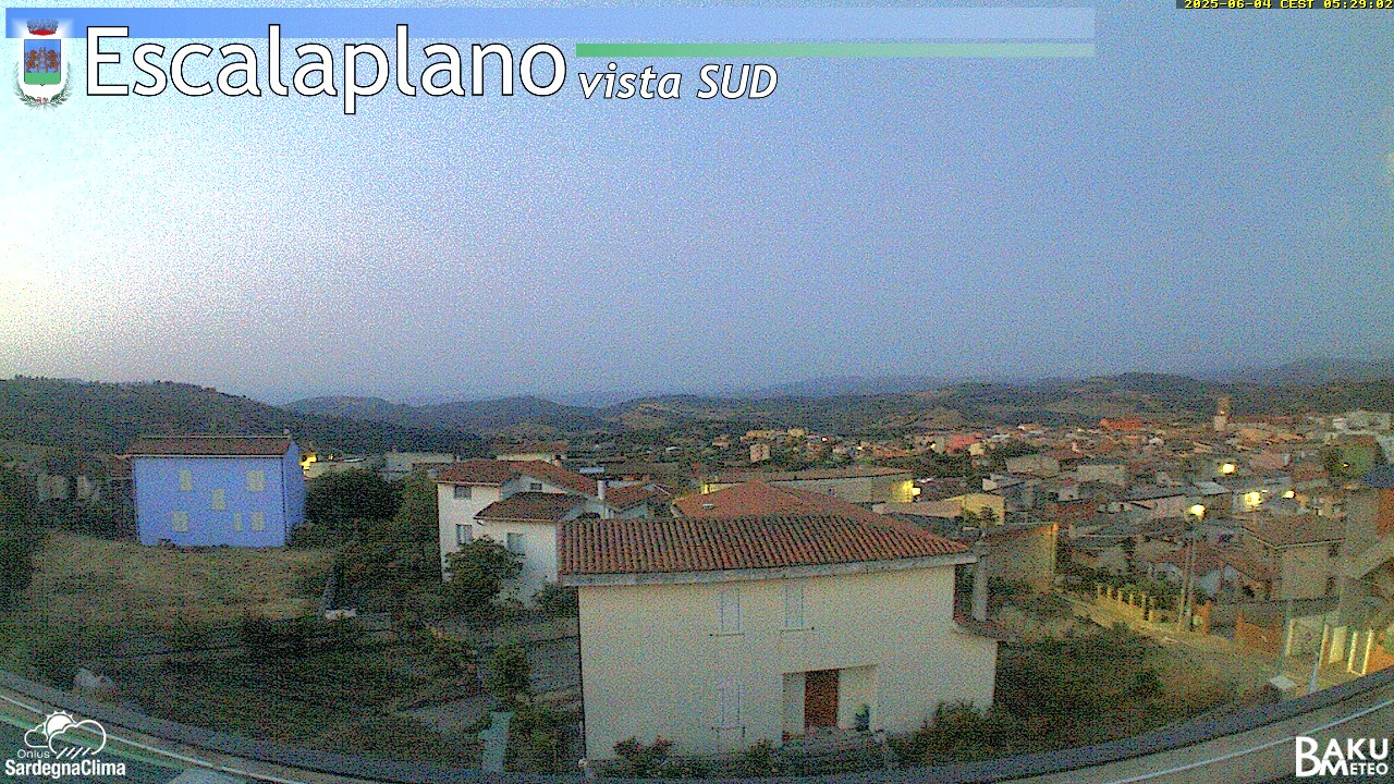 time-lapse frame, Escalaplano webcam