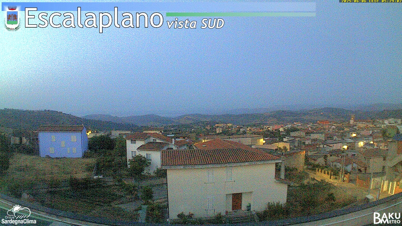 time-lapse frame, Escalaplano webcam