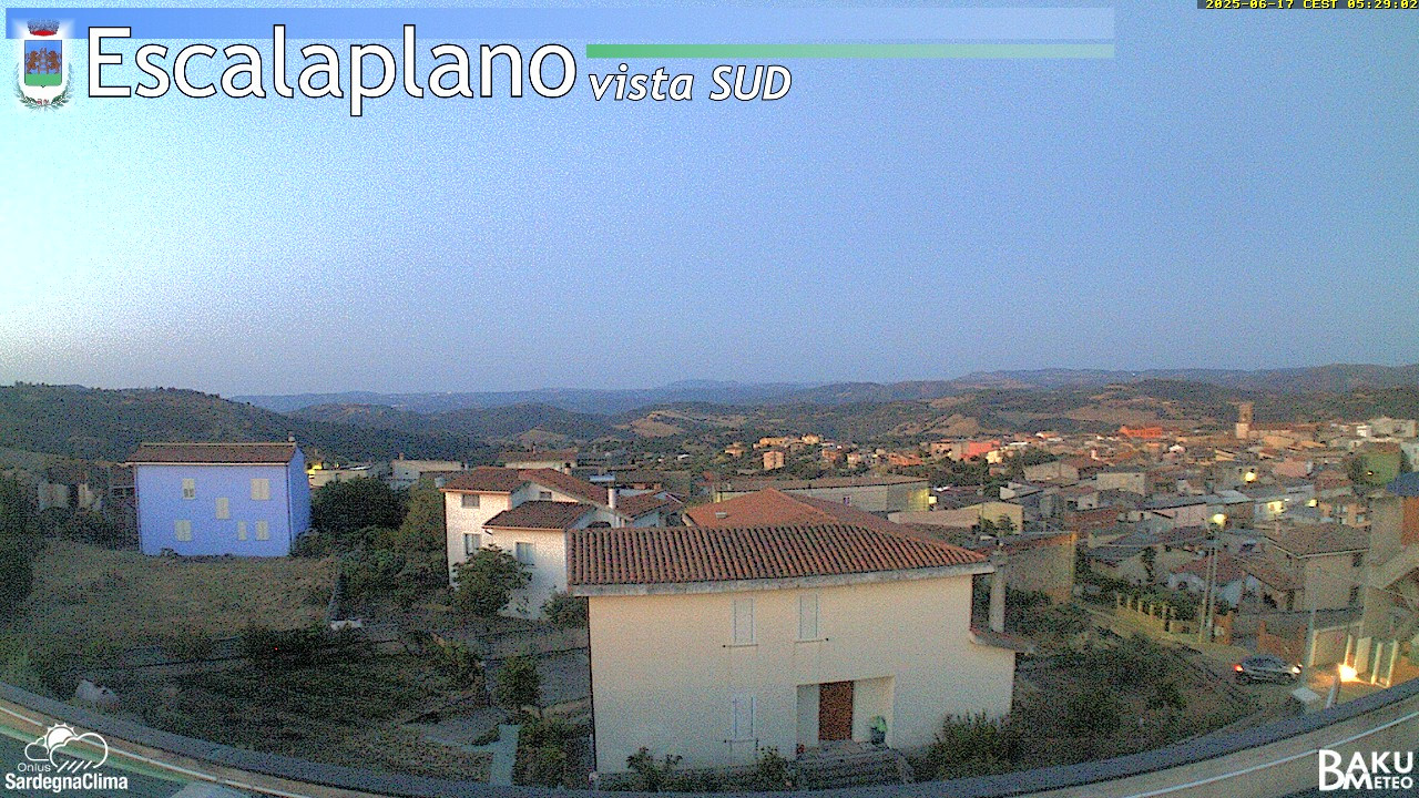 time-lapse frame, Escalaplano webcam