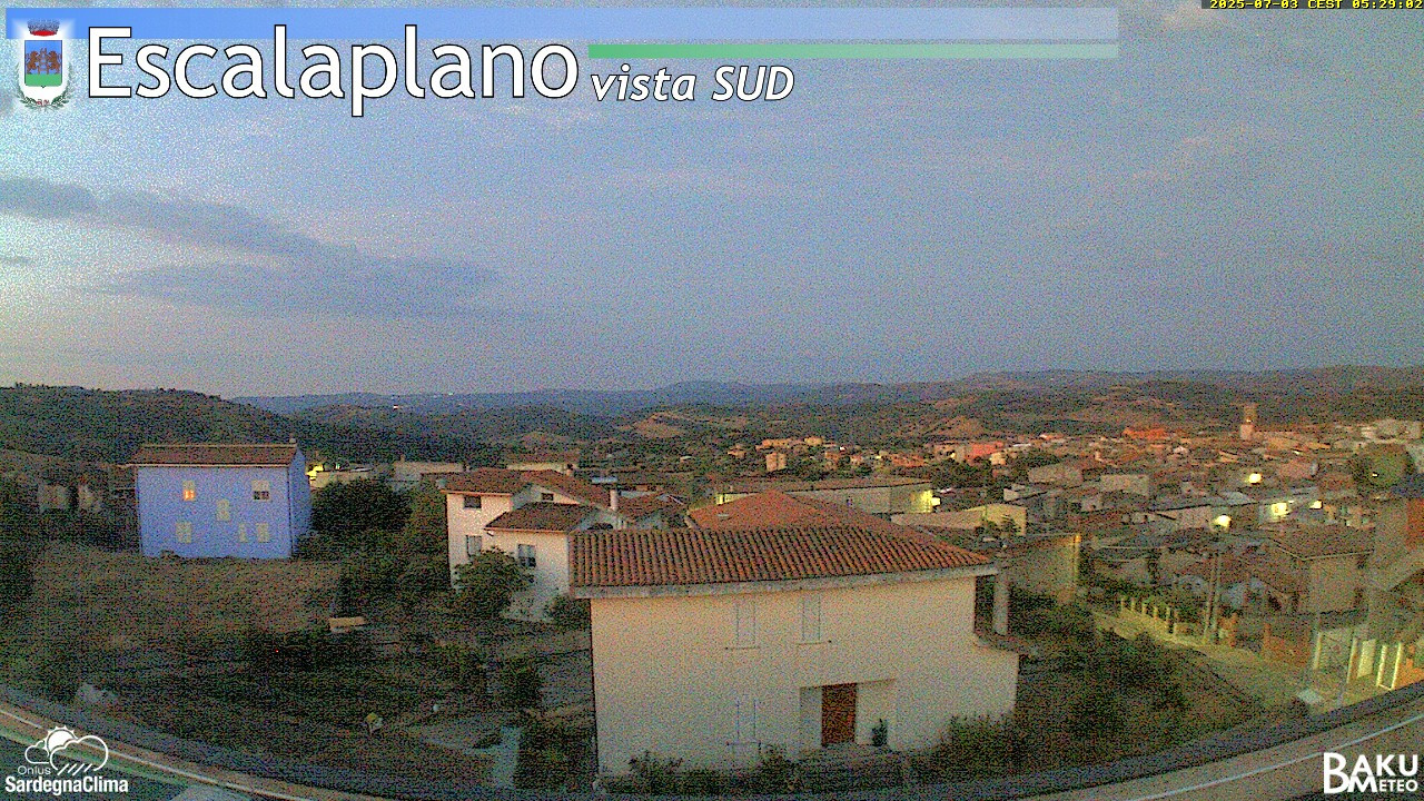 time-lapse frame, Escalaplano webcam