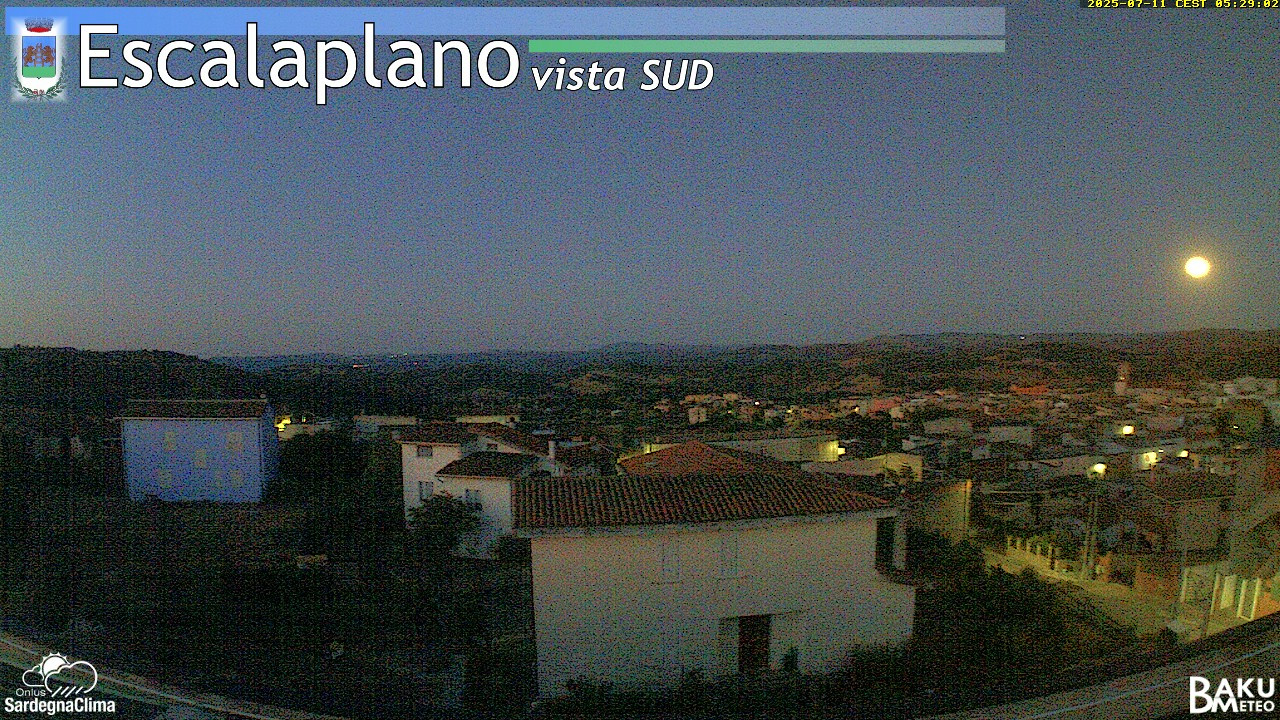 time-lapse frame, Escalaplano webcam