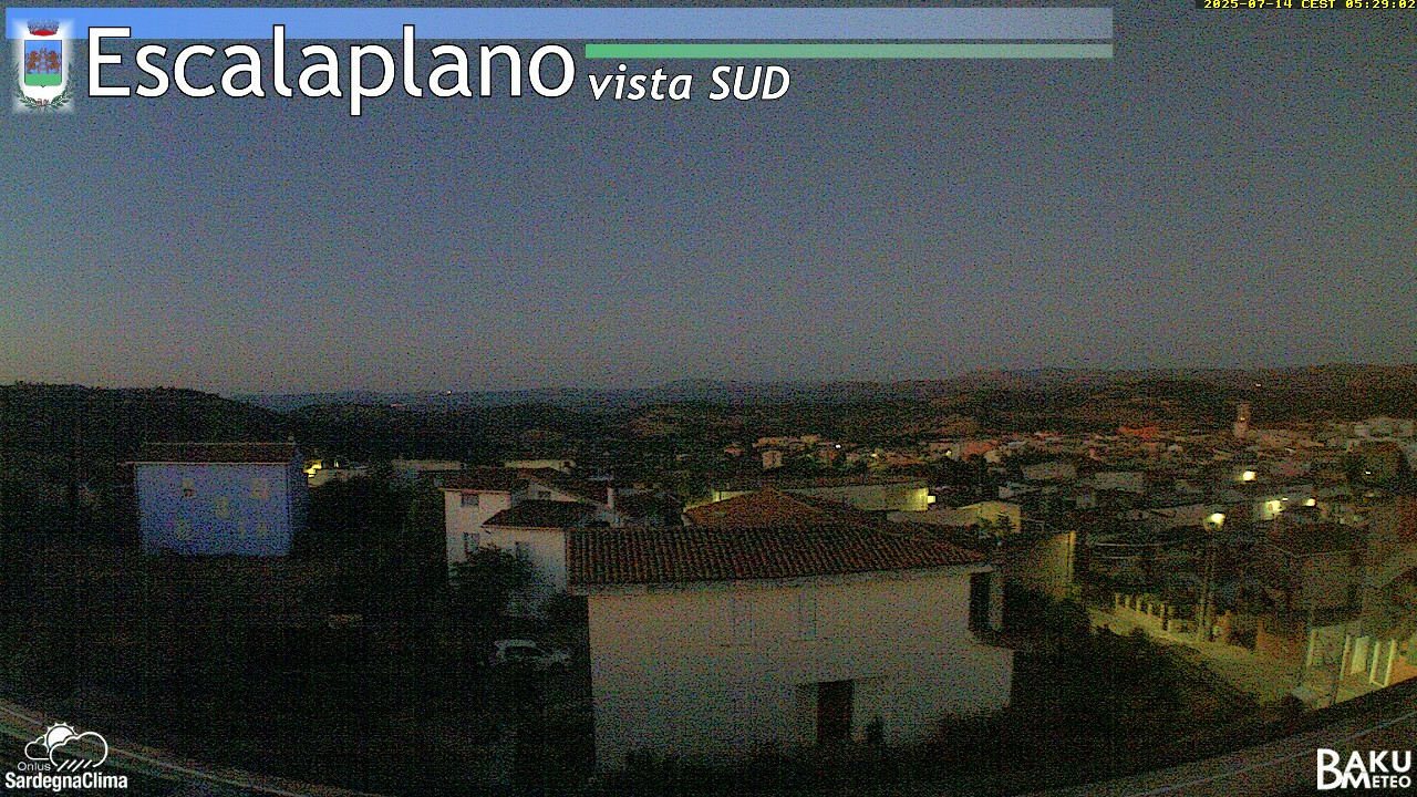 time-lapse frame, Escalaplano webcam